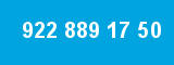 922 889 17 50 922 889 17 50
